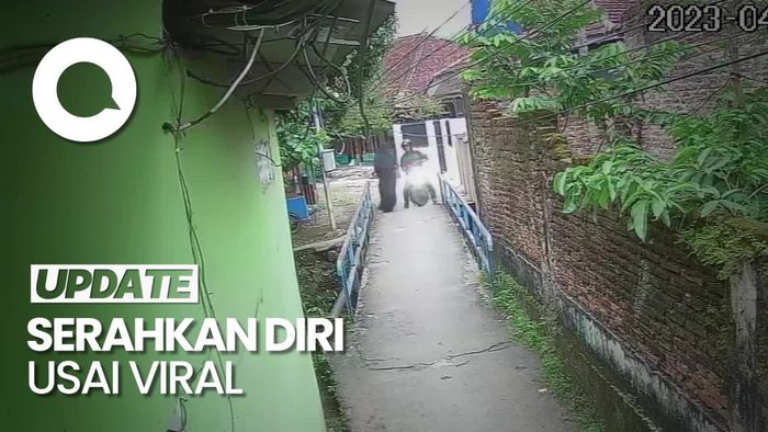 Videonya Viral, Pelaku Begal Pantat Serahkan Diri dan Mewek