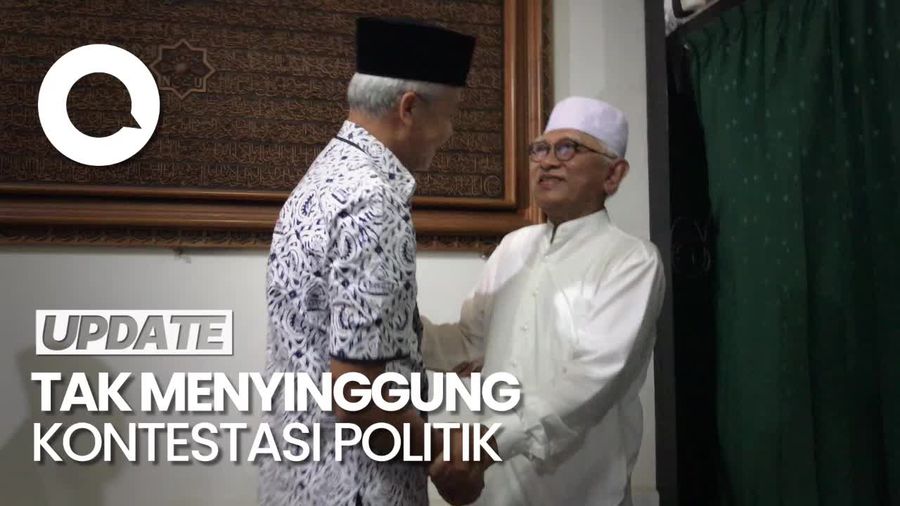 Ganjar Temui Gus Mus Selama 1 Jam, Bahas Apa?