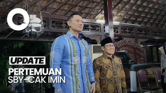 Disambut AHY, Cak Imin Tiba di Cikeas Bertemu SBY