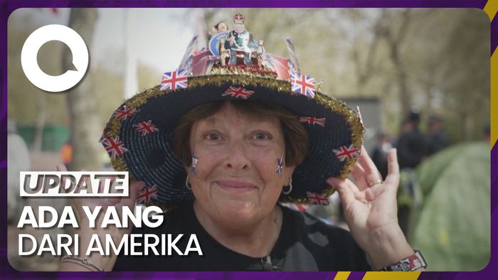 Aksi Fans Kerajaan Inggris Berkemah Jelang Penobatan Raja Charles