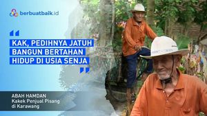 Pilunya Abah Hamdan Hidup Sebatang Kara dari Menjual Pisang Keliling