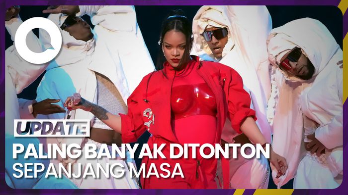 Penampilan Rihanna di Super Bowl 2023 Pecahkan Rekor