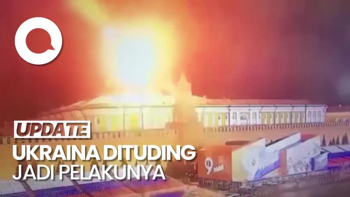 Detik-detik Kediaman Putin Diserang Drone