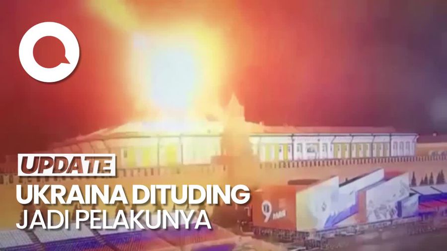 Detik-detik Kediaman Putin Diserang Drone