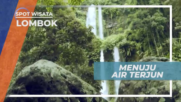 Terjatuh, Rintangan di Tengah Perjalanan Menuju Air Terjun Lombok