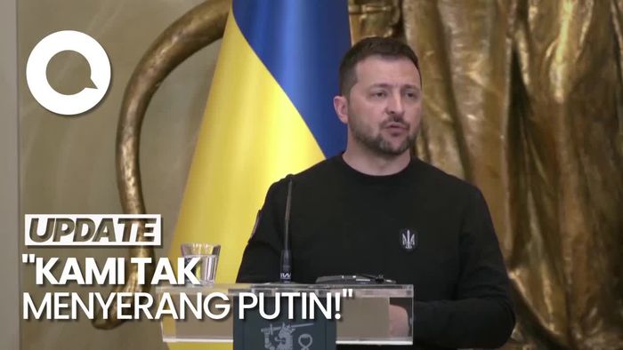 Zelensky Bantah Tudingan Coba Bunuh Putin Pakai Drone