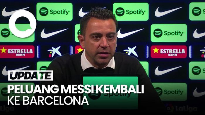 Xavi Soal Peluang Messi Balik ke Barcelona