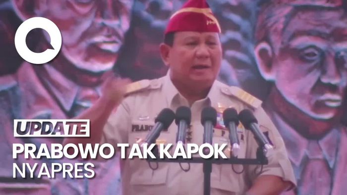 Diejek Berkali-kali Gagal Pilpres, Ini Jawaban Prabowo