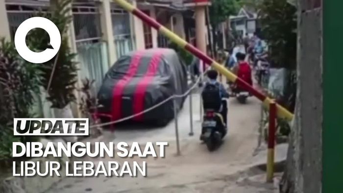 Heboh-heboh Warga Bekasi Buat Garasi Depan Rumah & Dibongkar Polisi