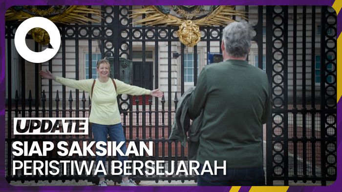 Turis dari Berbagai Negara Tiba di London Jelang Penobatan Raja Charles
