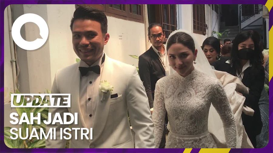 Momen Jessica Mila dan Yakup Putra Mengucap Janji Suci Pernikahan