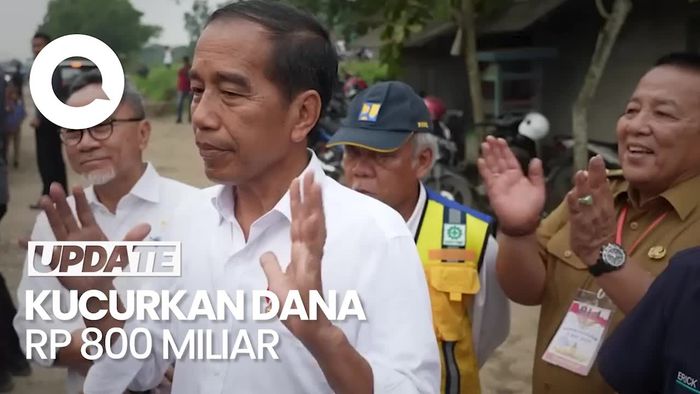 Tepuk Tangan Gubernur Lampung saat Jokowi Akan Ambil Alih Perbaikan Jalan