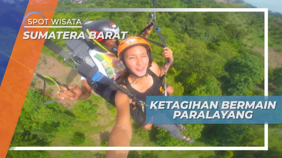 Menikmati Keindahan Alam Sumatera Barat Dari Paralayang
