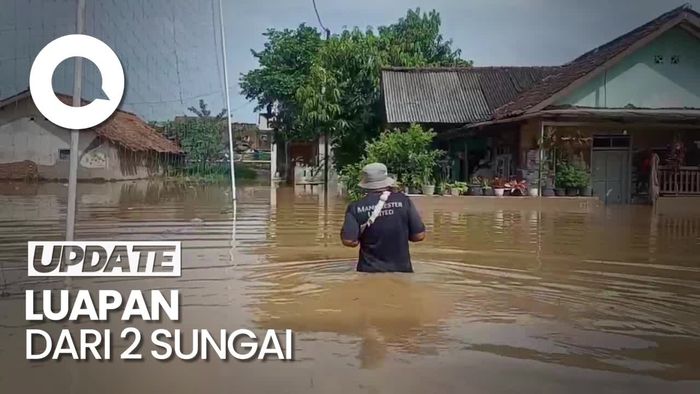Kampung Cijagra Banjir, Rumah Terendam Hingga 2 Meter
