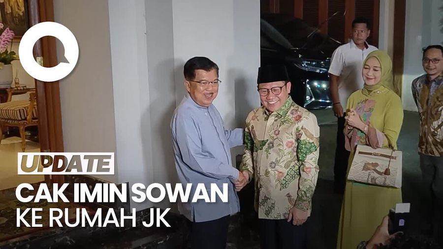 Cak Imin Tiba di Rumah JK, Diskusi Jelang Pemilu 2024