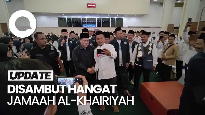 Momen Erick Thohir-Yandri Susanto Hadiri Harlah dan Rakernas Al-Khairiyah