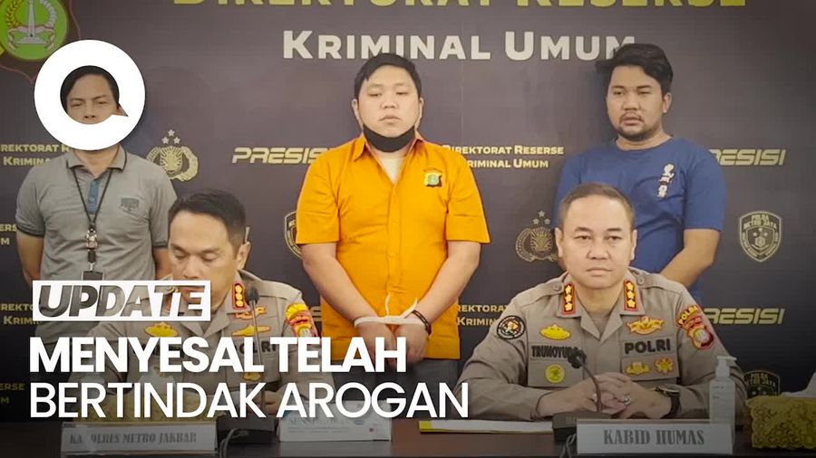 David Yulianto Koboi di Tol Tomang Minta Maaf