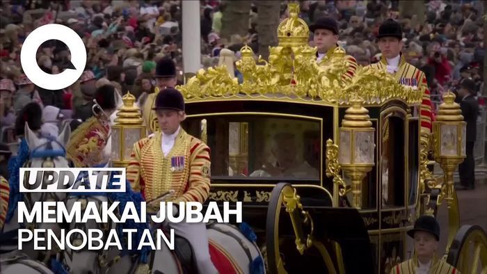 Potret Raja Charles dan Ratu Camilla di Kereta Kuda Berbalut Emas