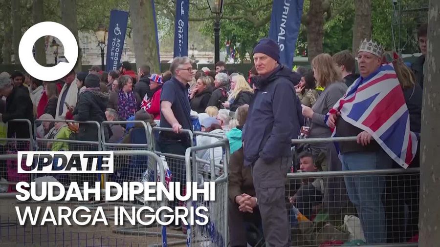 Suasana Buckingham Palace Jelang Penobatan Raja Charles