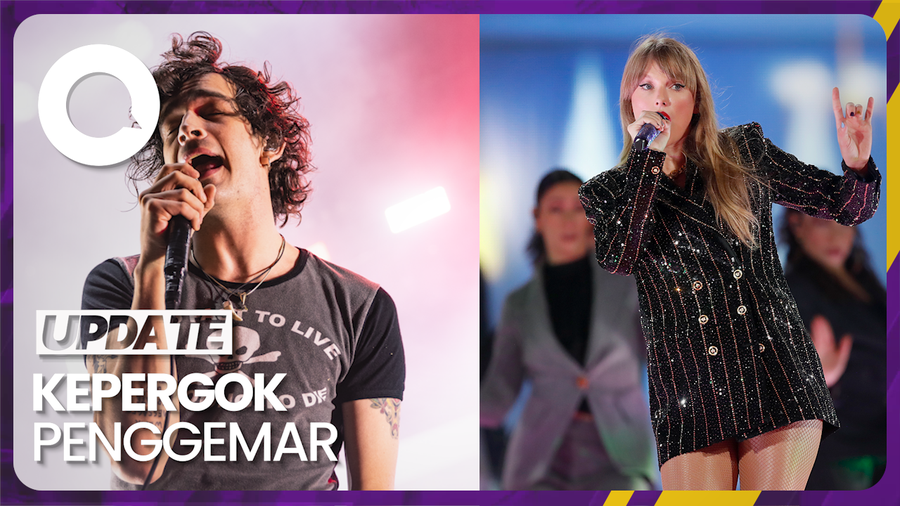 Cie... Matty Healy The 1975 Nonton Konser Taylor Swift di Nashville