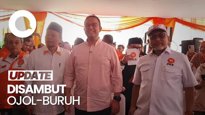 Hadiri Peringatan May Day di PKS, Anies Diteriaki Presiden