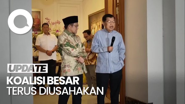 JK Sebut Koalisi Besar Sulit Terwujud, Cak Imin: Namanya Juga Usaha