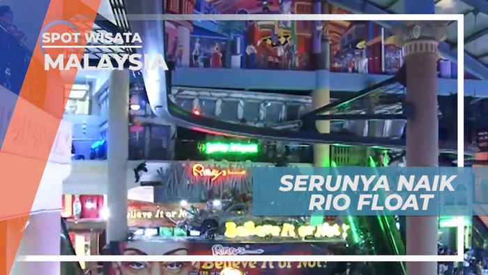 Serunya Berkeliling Indoor Theme Park Dengan Kereta Gantung, Malaysia