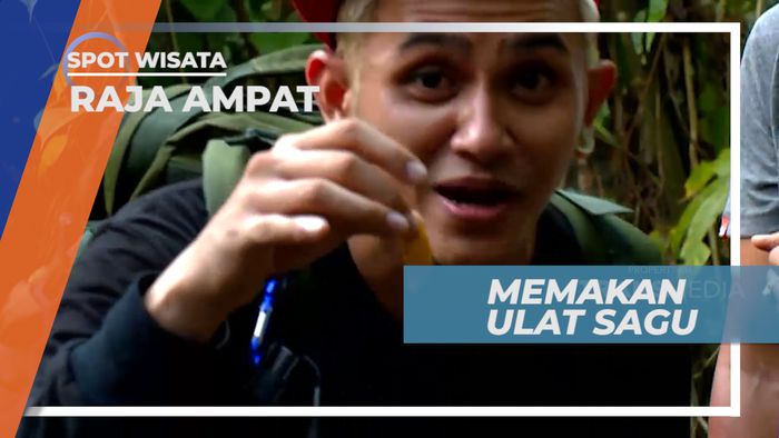 Pengalaman Seru, Mencoba Sensasi Makan Ulat Sagu, Raja Ampat