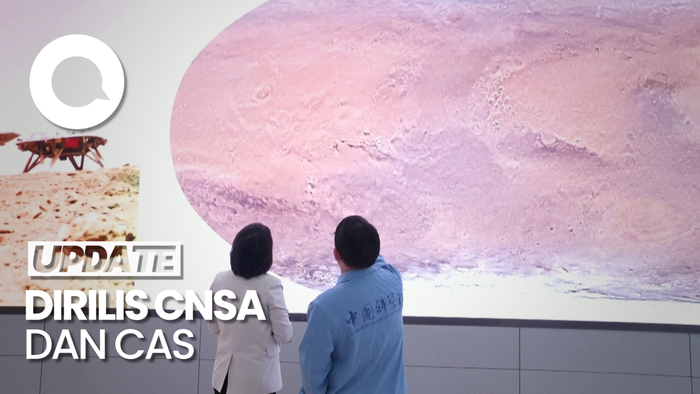 Gambar Global Mars Dirilis, Dibuat dari 14 Ribu Bidikan Kamera
