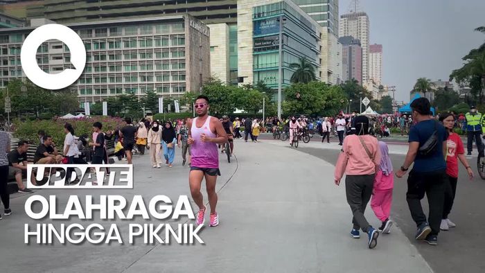 CFD Dibuka Lagi, Ramai Diserbu Warga Berolahraga!