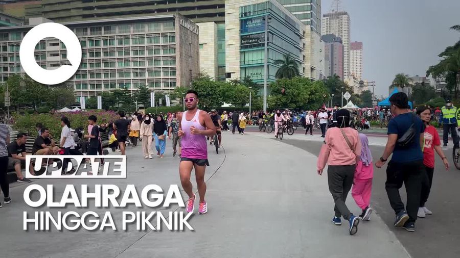 CFD Dibuka Lagi, Ramai Diserbu Warga Berolahraga!