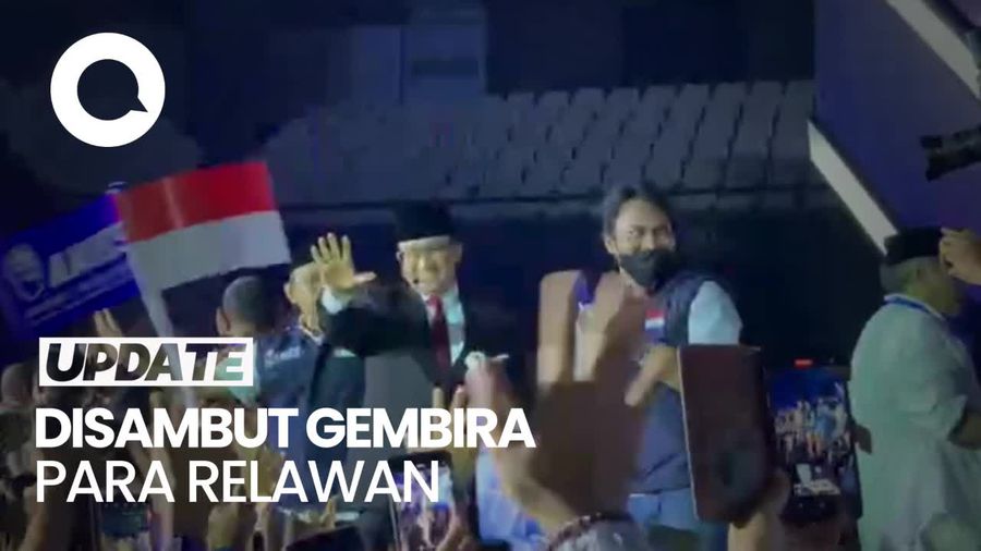 AHY-Anies Hadiri Acara Deklarasi Relawan Amanat Indonesia di Senayan