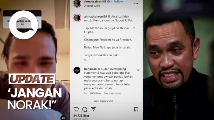Ahmad Sahroni Kecam Bima yang Komentari Kunjungan Jokowi ke Lampung