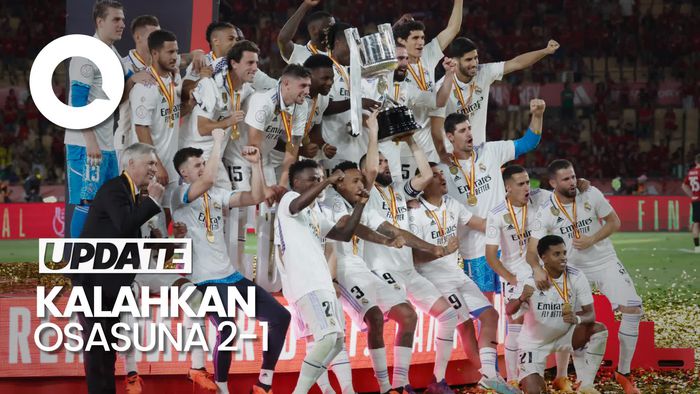 Real Madrid Juara Copa del Rey, Ancelotti: Kami Pantas Menang