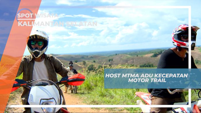 Uji Nyali, Menjajal Tanjakan Ekstrem Dengan Motor Trial, Kalimantan Selatan