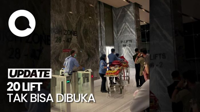 7 Orang Terjebak di Lift Pakuwon Tower Jaksel