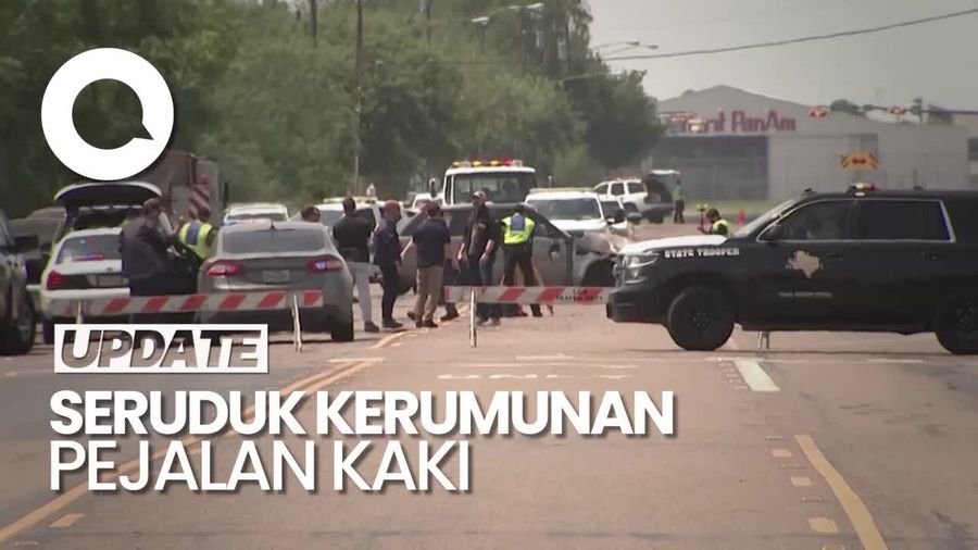 Aksi Gila Pemobil Seruduk 7 Pejalan Kaki Hingga Tewas di Texas