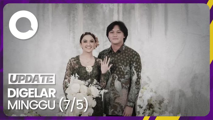 Momen Bahagia Rizky Febian dan Mahalini di Acara Lamaran