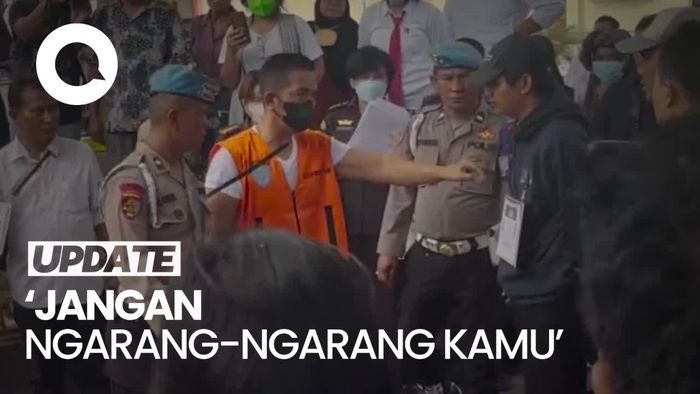 Momen AKBP Bentak Saksi Saat Rekonstruksi Penganiayaan Ken Admiral