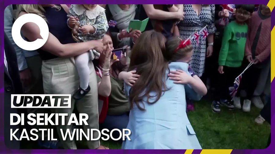 Momen Manis saat Kate Middleton Peluk Fans Kecilnya yang Menangis