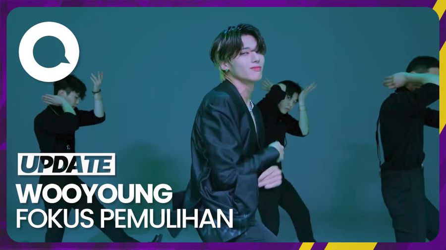 Wooyoung ATEEZ Hiatus Usai Alami Cedera di Kaki