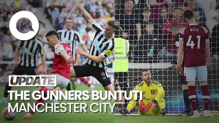 Hasil Liga Inggris: Arsenal Menang Tandang, MU Dibungkam West Ham