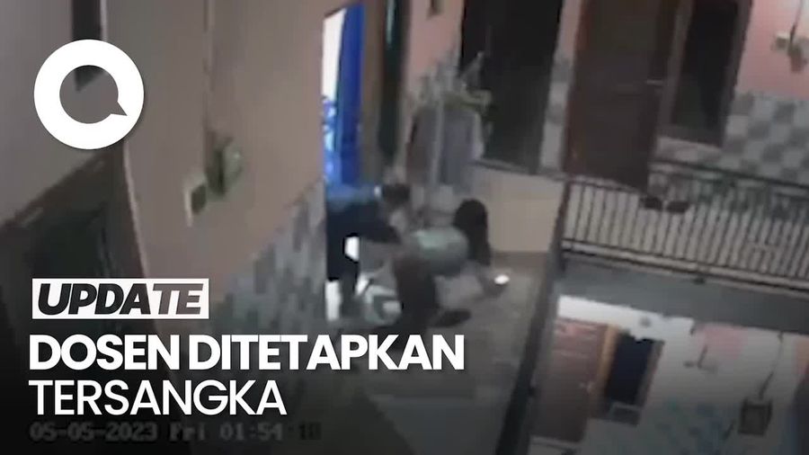 Ini Rekaman CCTV Dugaan Aksi Dosen Lecehkan Mahasiswi di Kos