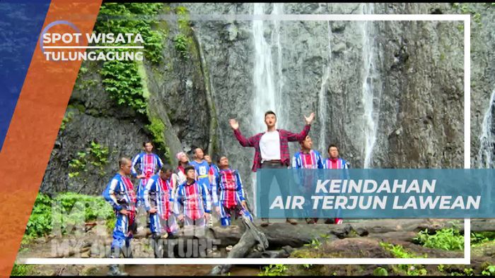 Pesona Keindahan Air Terjun Lawean Tulungagung