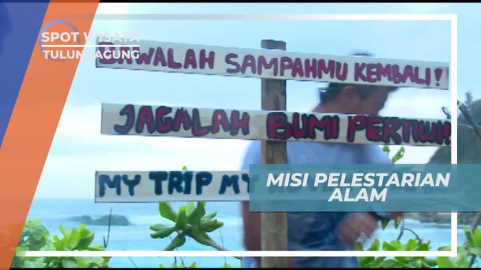 Menancapkan Papan Larangan Buang Sampah, Misi Pelestarian Alam Tulungagung