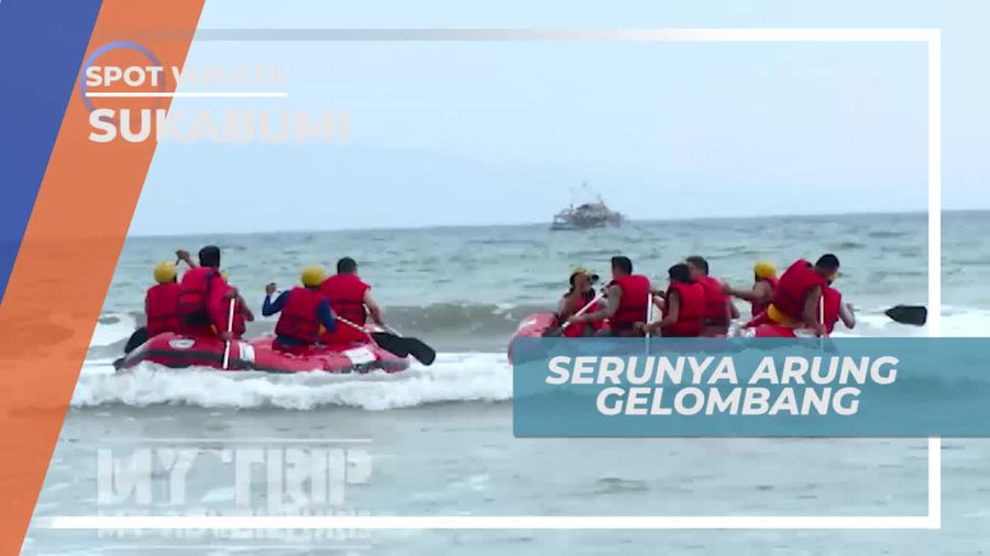 Pacu Adrenalin, Mencoba Serunya Arung Gelombang Pantai Selatan, Sukabumi