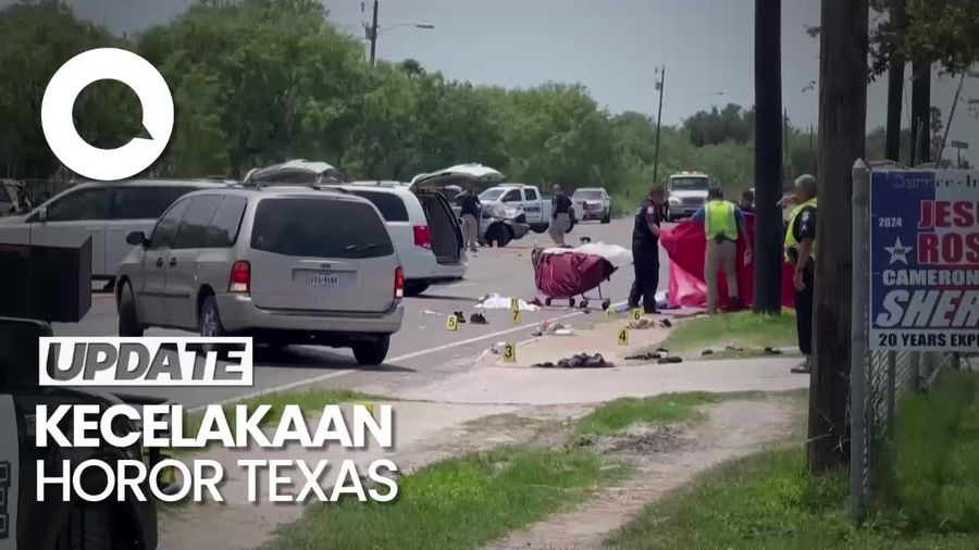 Mobil Seruduk Kerumunan Orang di Texas, 8 Orang Tewas