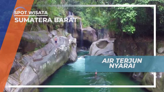 Keindahan Alam Air Terjun Nyarai Sumatera Barat