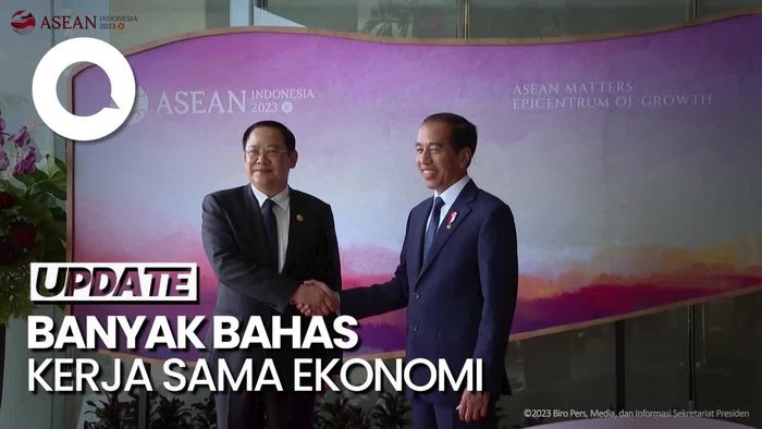 Jelang KTT, Jokowi-PM Laos Bahas Kerja Sama BUMN hingga Pengadaan Pesawat