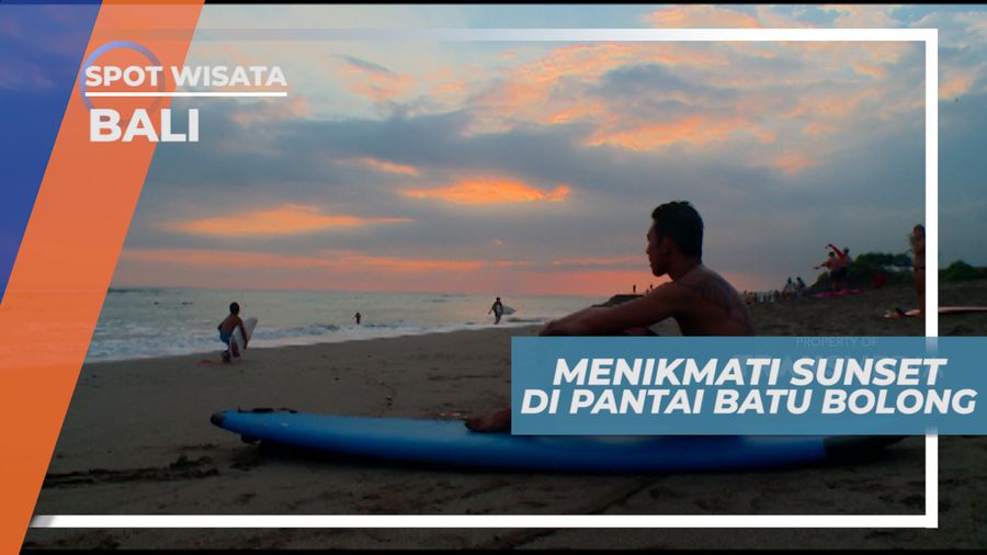 Menikmati Pesona Keindahan Sinar Sunset di Pantai Batu Bolong, Bali